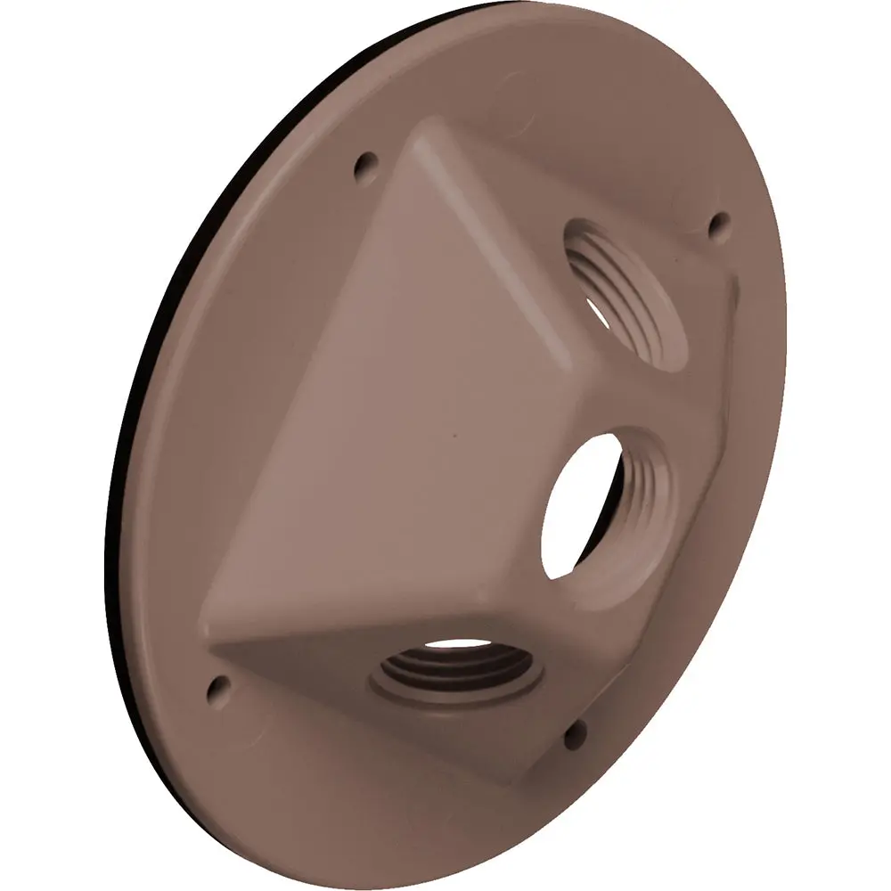 Arlington Brown 3-Hole Canopy - Non-Metallic Threaded Cover 1