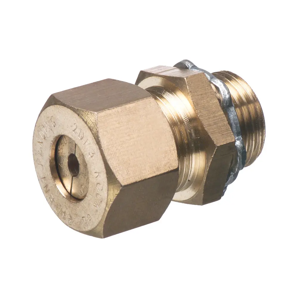 Arlington Comp Conn Grd Electrod .16 - Solid Brass Ground Connector 1