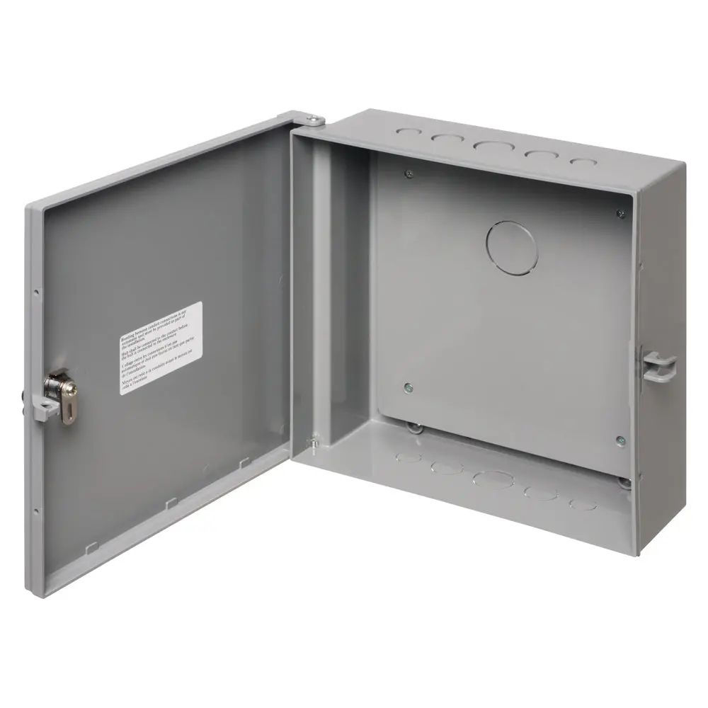 Arlington Eb1212bp - Heavy-Duty Non-Metallic Enclosure Box With Removable Back Plate 1