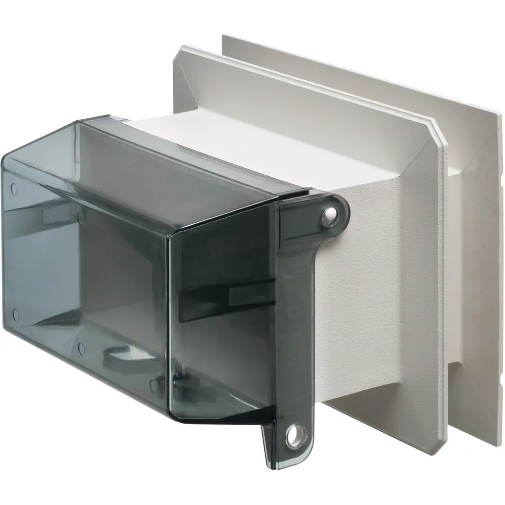 Arlington Horizontal Box-Clear C, Weatherproof Vinyl Siding Outlet 1