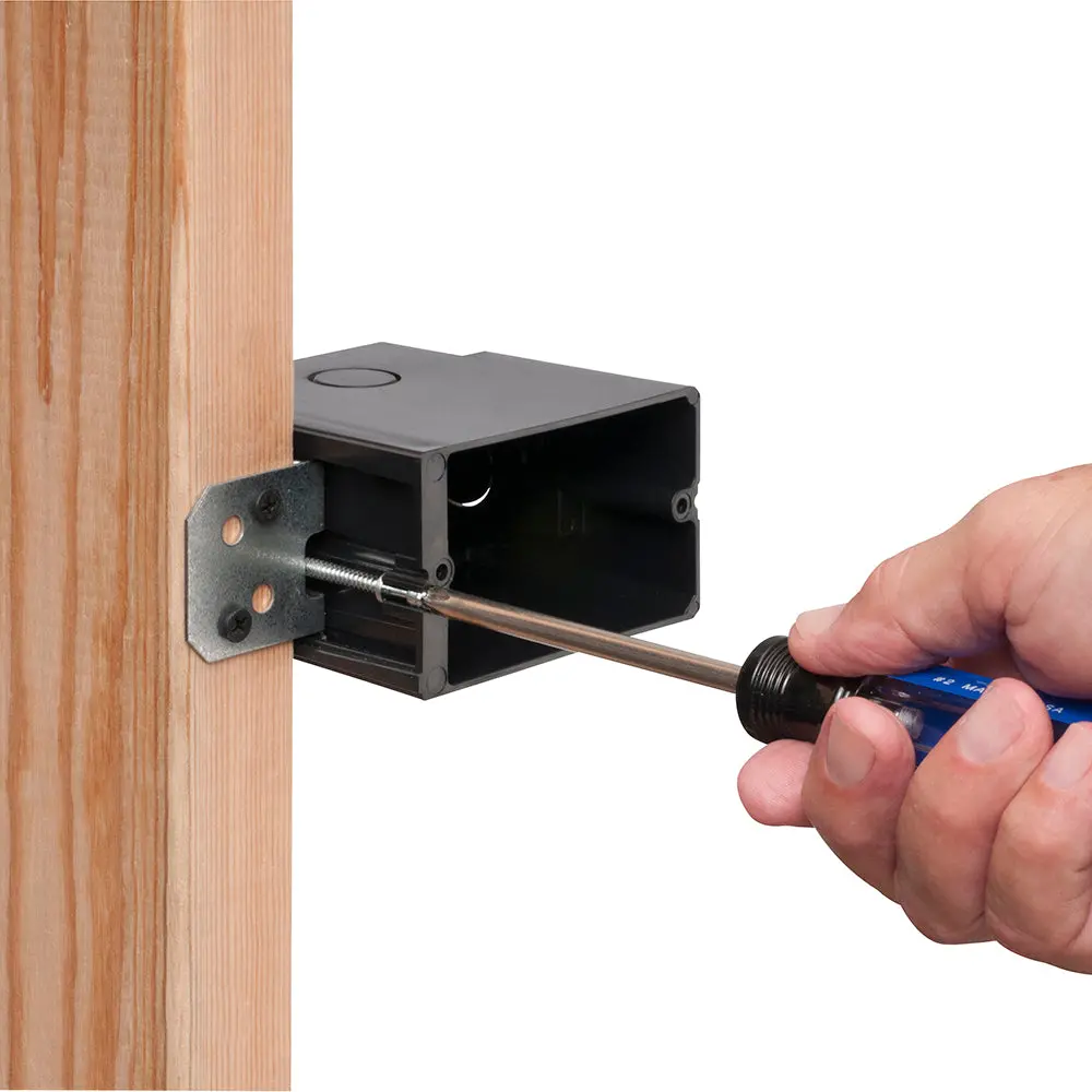 Arlington Horizontal Screw Mount - Adjustable Non-Metallic Box 1