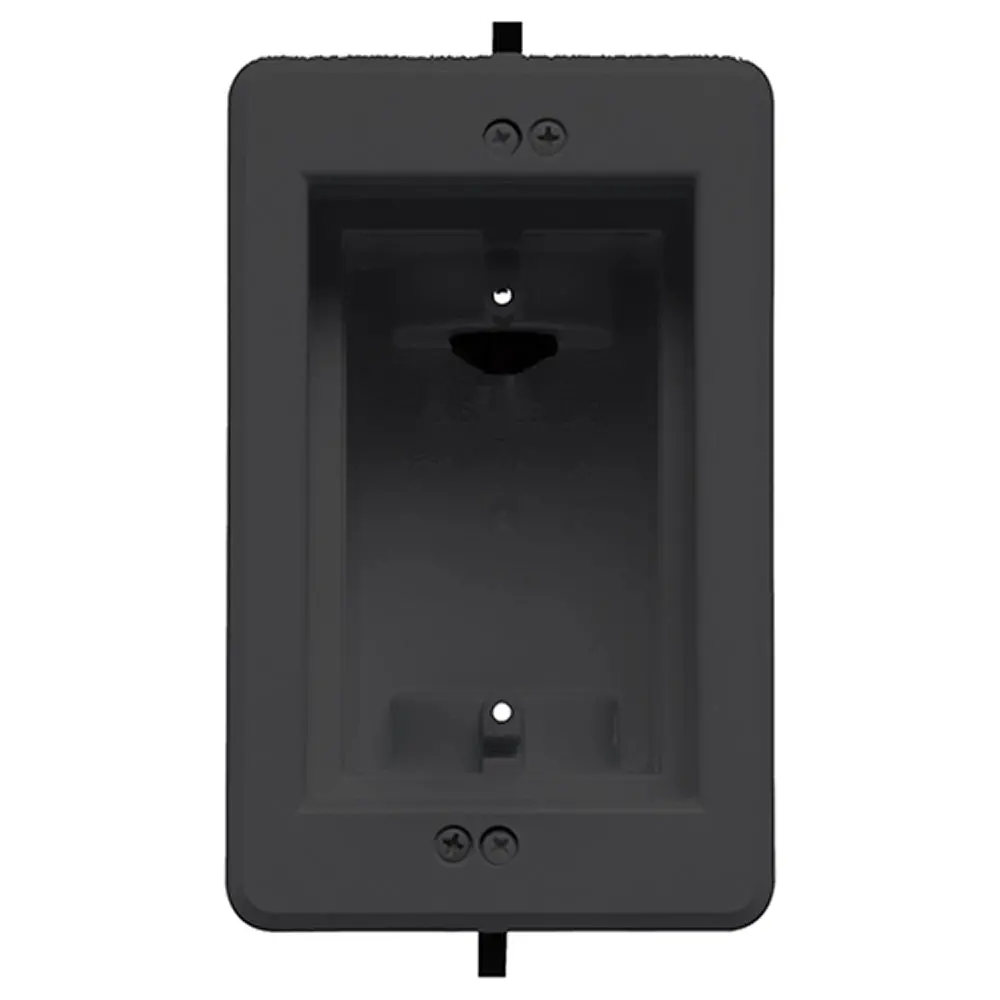 Arlington Indoor Inbox Black Gc - Recessed, Single Gang, Fire Rated 1