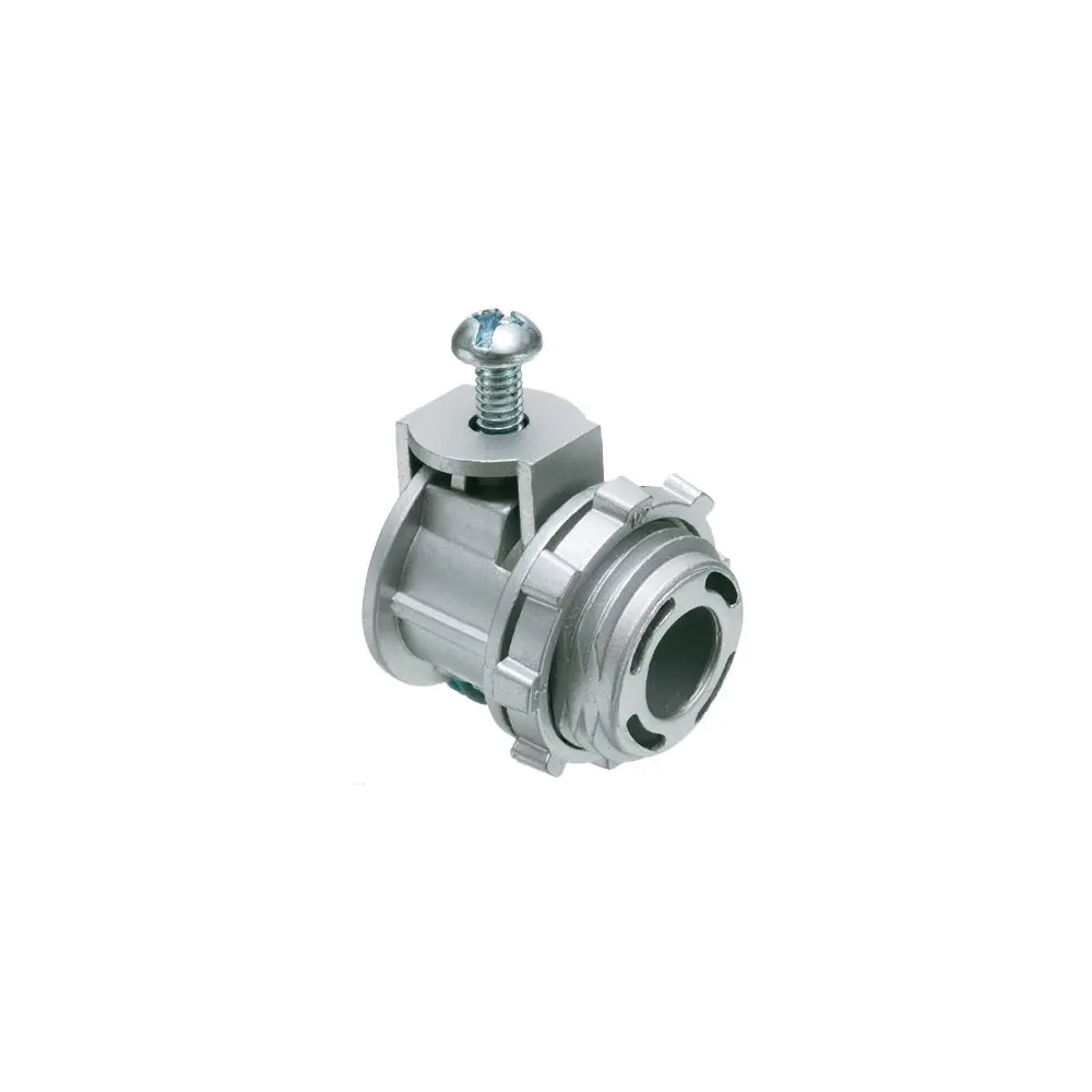 Arlington Ins. 1/2" Saddle Grip Connector - Zinc Die-Cast, Concrete Tight 1