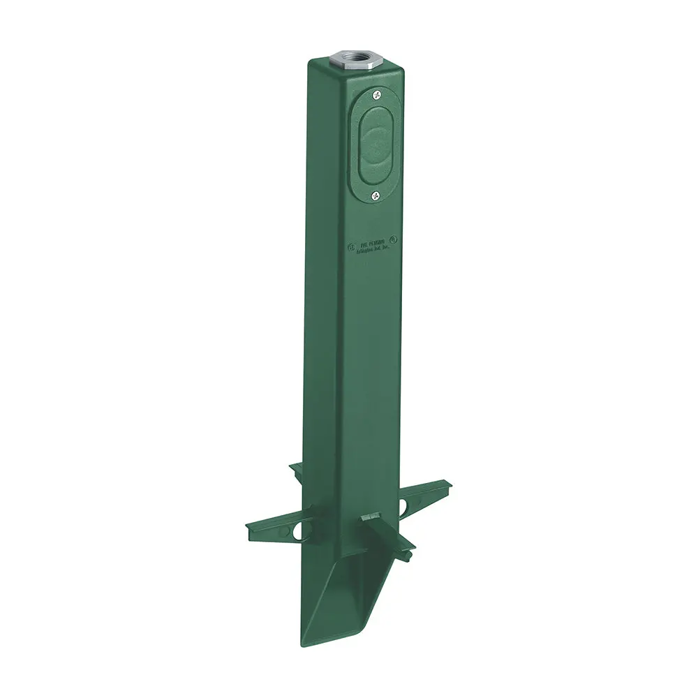 Arlington Low Profile G.P. Green Outdoor Light Fixture Support 19.5" 1