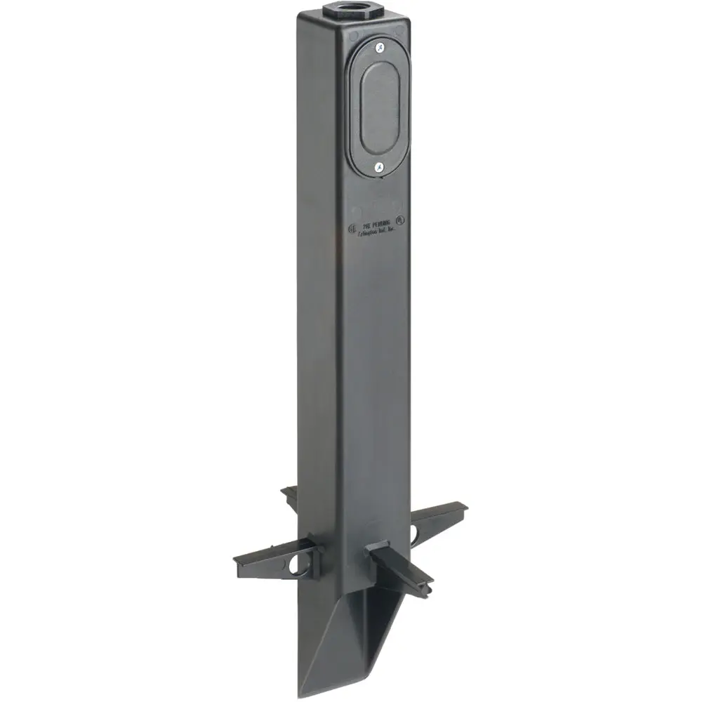 Arlington Low Profile Gard-N-Post B - Black Outdoor Light Support 1