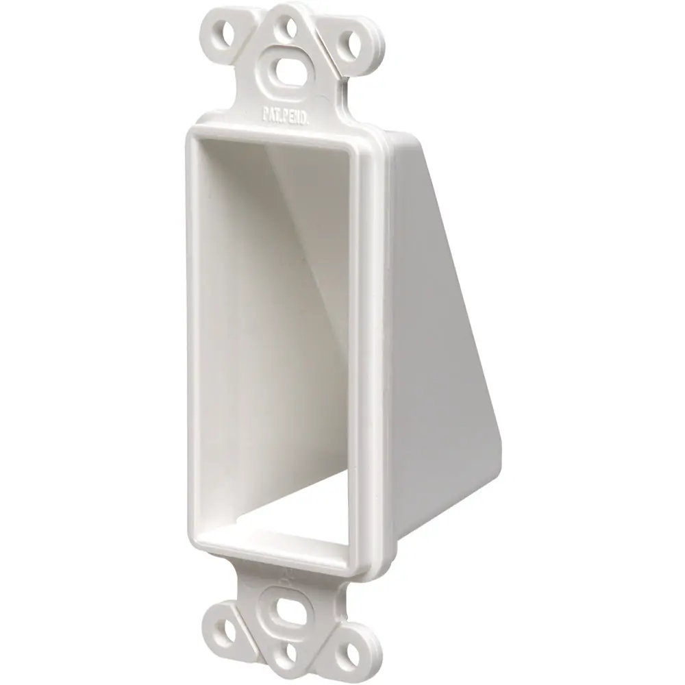 Arlington Lv Entry/Exit Hood Wht - Non-Metallic Cable Guide 1