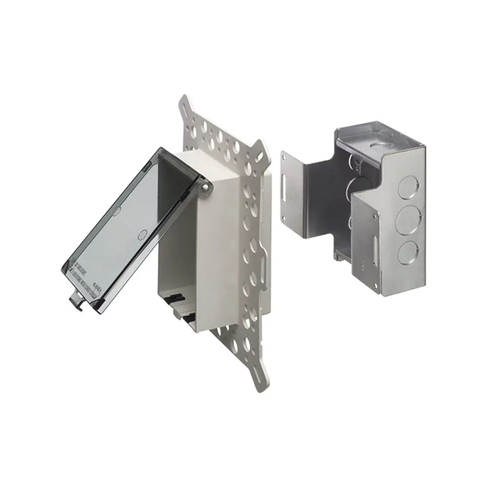 Arlington Metallic Horz In/Box Mason C - Low Profile Metal Box 1