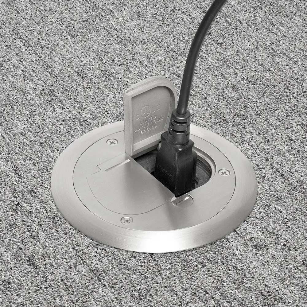 Arlington Nickel Carpet Ring For Flb3500 Drop-In Boxes 1