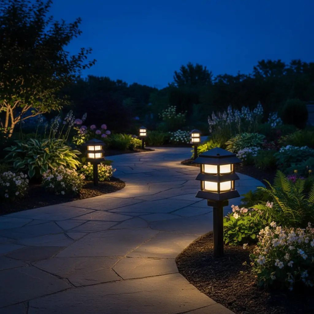 Arlington Pagoda Light Black B - Stylish Outdoor Garden Fixture 1