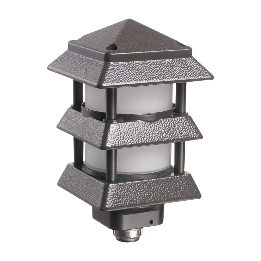 Arlington Pagoda Light Bronze Br - Stylish Garden Fixture, 40W 1
