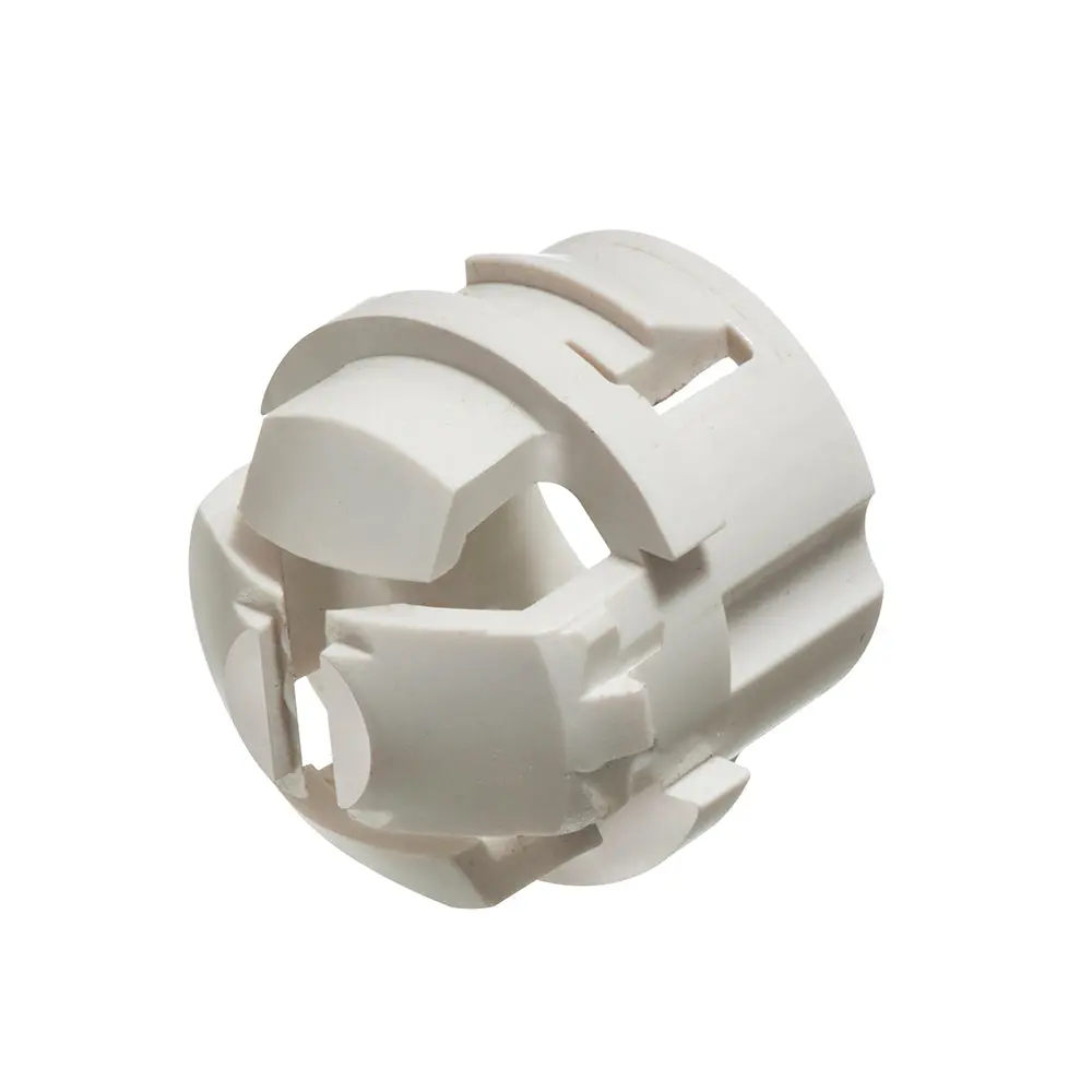 Arlington Plastic Push-In Conn - White, Non-Metallic, 200 Pack 1
