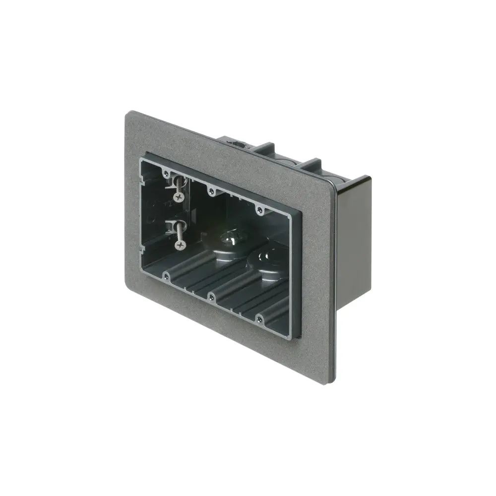 Arlington Screw-On Non-Metallic Vapor Box, 2-Gang Fire Rated 1