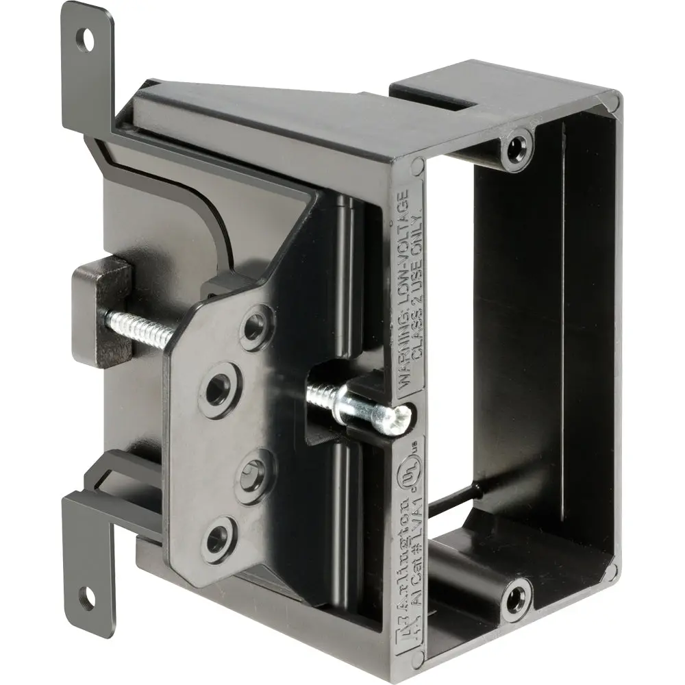 Arlington Single Gang Low Voltag Mounting Bracket For New Construction 1