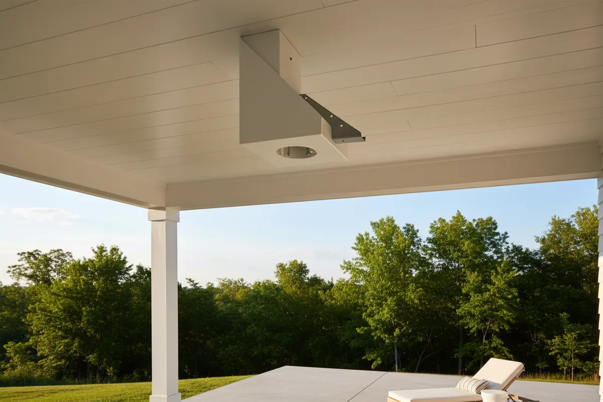 Arlington Sloped Ceiling Fan/Lig - 16" Bracket, 45° Angle 1