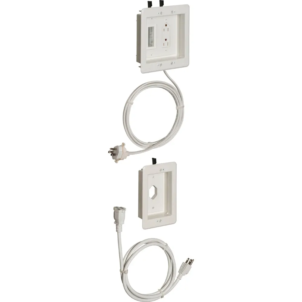Arlington Tv Bridge Kit 2 Gang Upper, 1 Gang Lower Pre-Wired 1