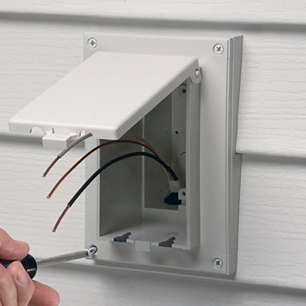 Arlington White Inbox For 1/2 With Gc - Low Profile Retrofit 1