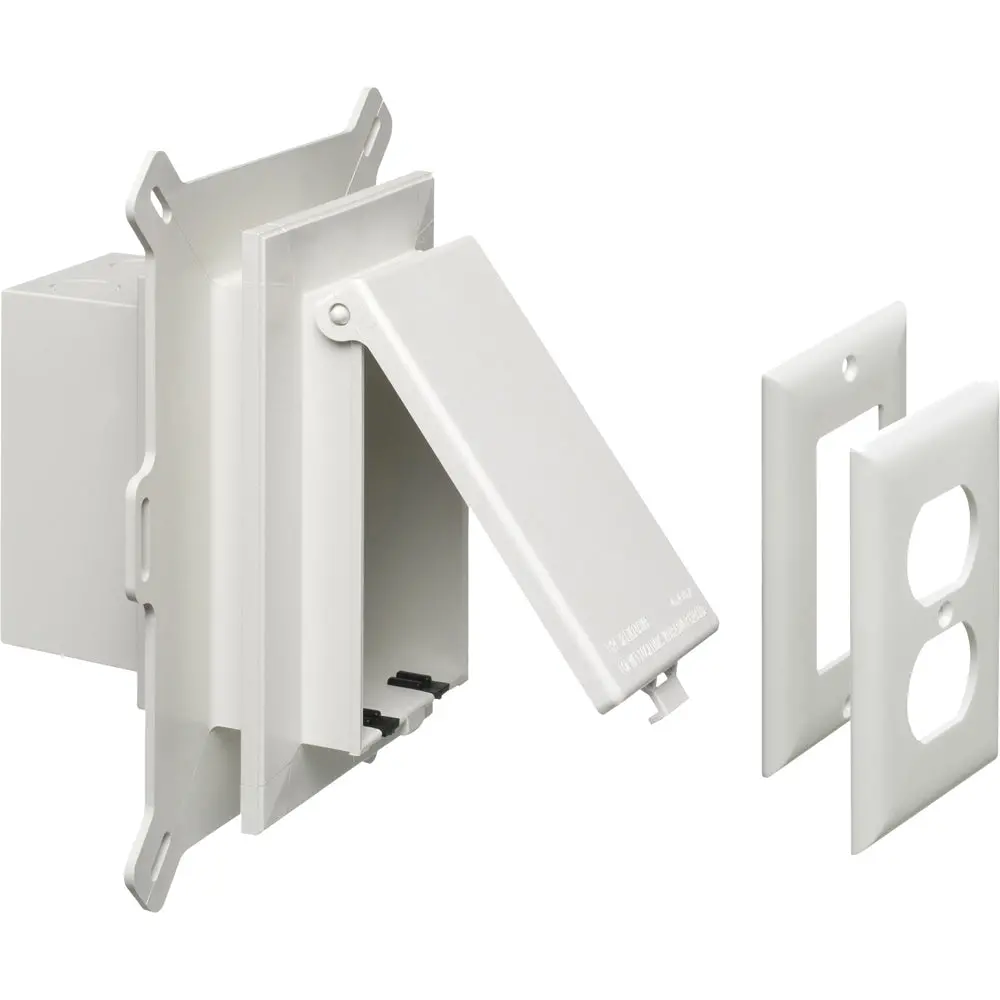 Arlington White O/D Recept. Box Swgc - Low Profile Vinyl Siding 1