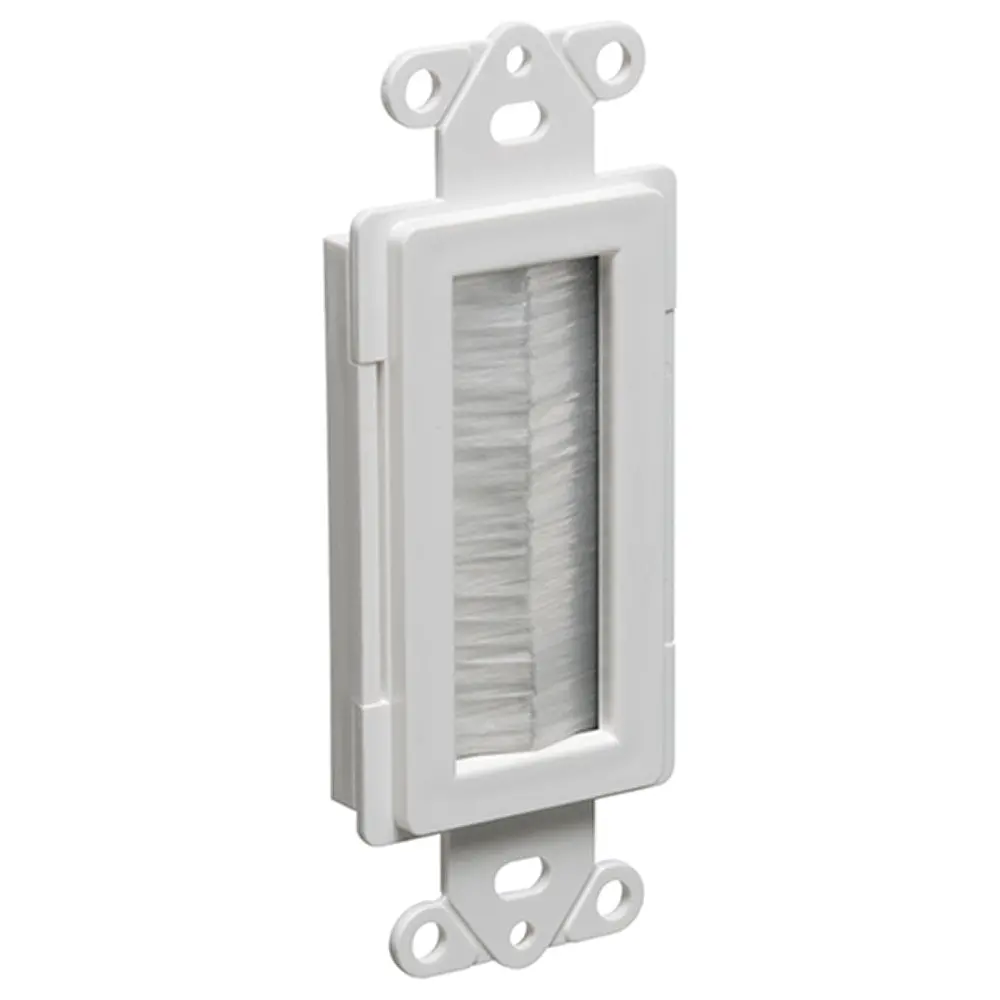 Brush Style Cable Dev - White Non-Metallic Entry By Arlington 1