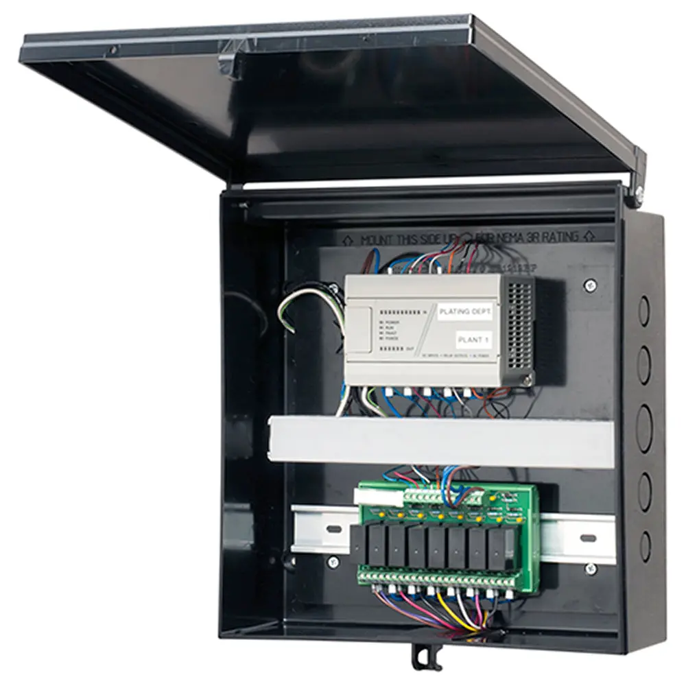 Equip Box Outdoor Enclosure - Black Nema3r 12X12x4 | Arlington 1