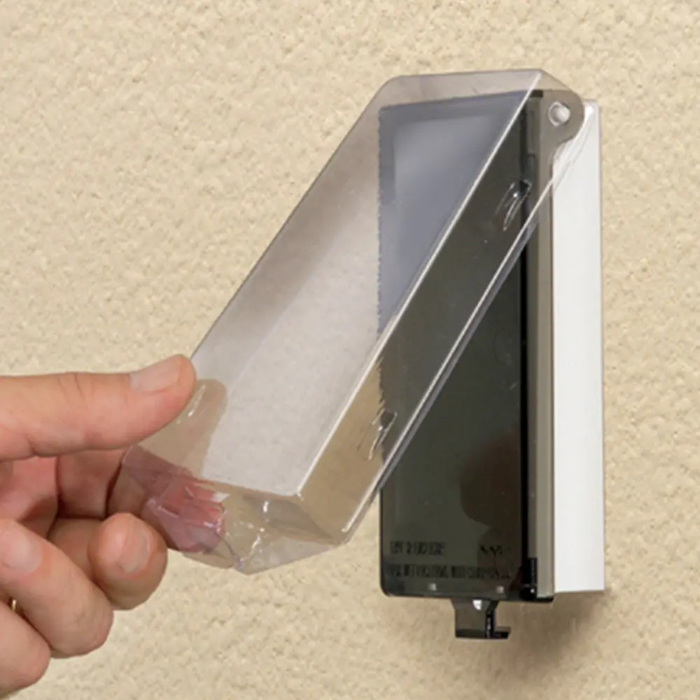 Fixed Flanged In-Box, Arlington, Weatherproof, Vertical Cover 1