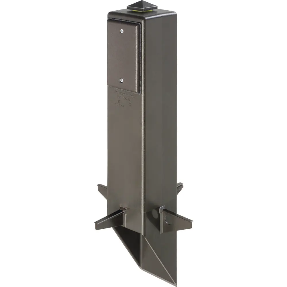 Garden Post White By Arlington - 19.5" Outdoor Light/Gfci Support 1
