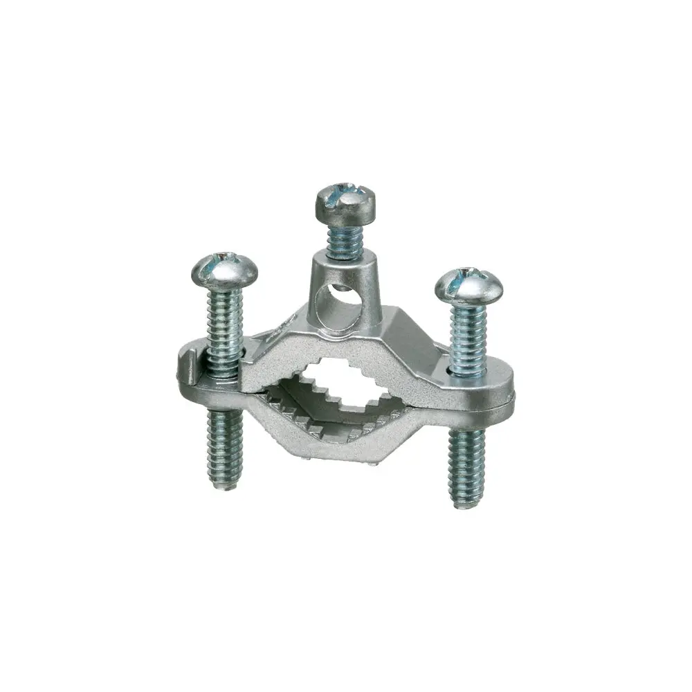 Grd.Clamp-Zinc Plate, Arlington Ground Clamp For 1/2"-1" Pipe 1