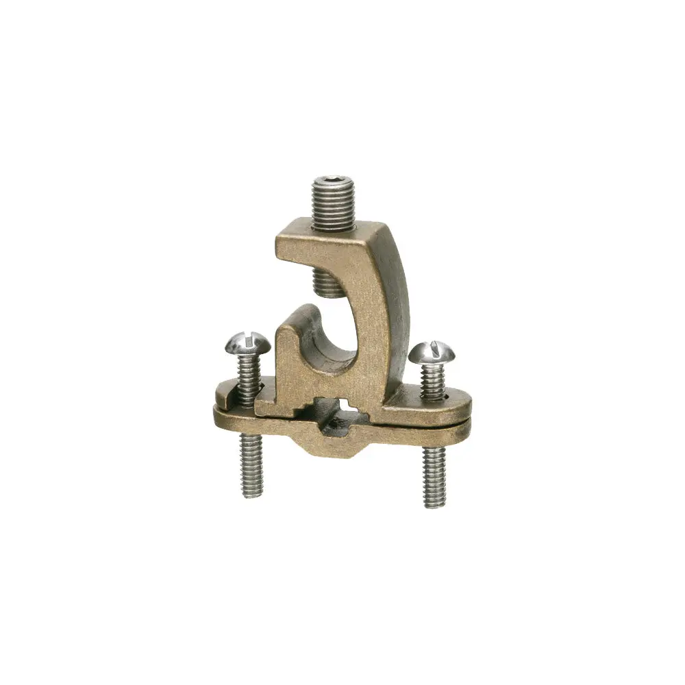 Ground Rod Clamp Ol - Arlington Solid Bronze With Ss Screws 1