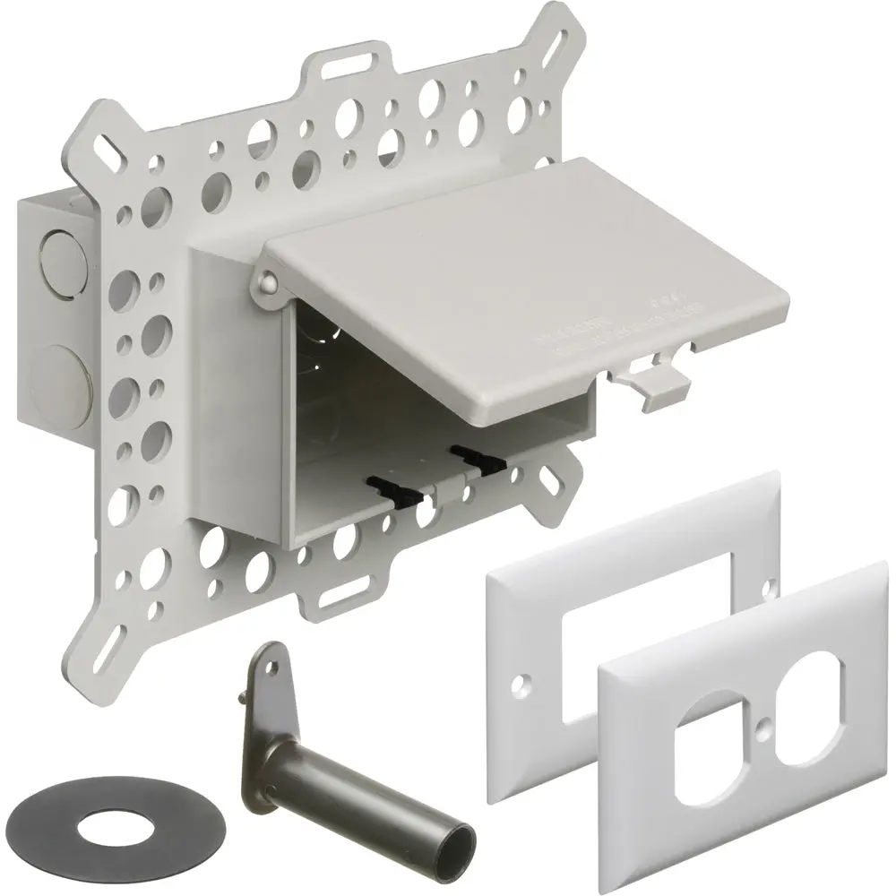 Masonary Box - White By Arlington - Low Profile For Stucco & Siding 1