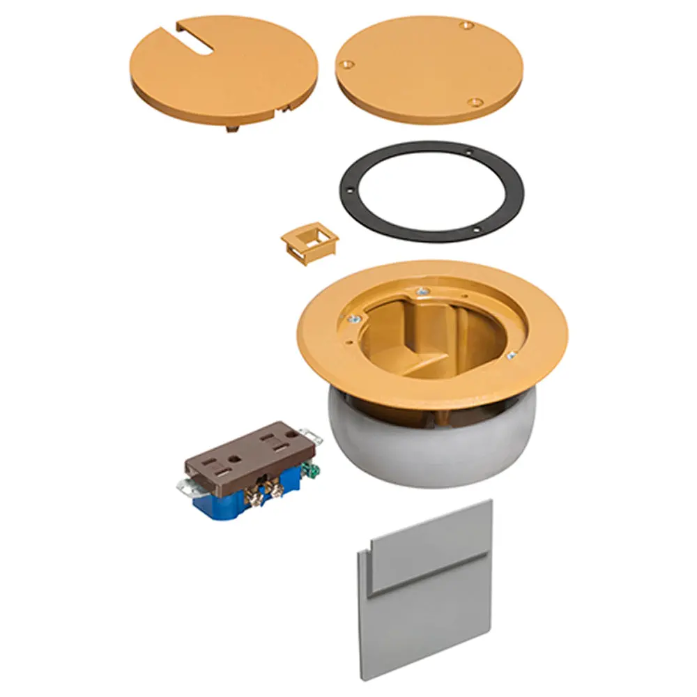 Recessed Caramel Fb Box Cover Kit By Arlington - Non-Metallic 1