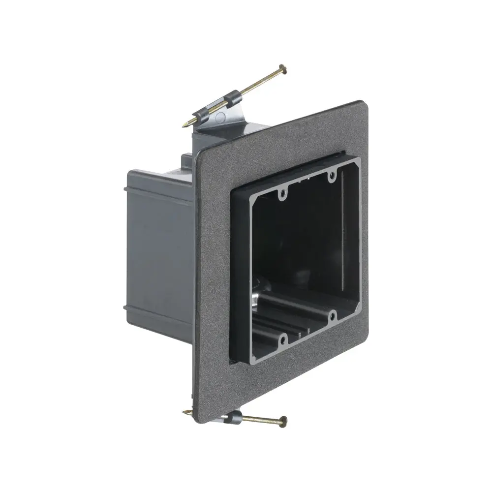 Vapor Box 2G Nail-On Gc - Arlington Two Gang Non-Conductive Box 1