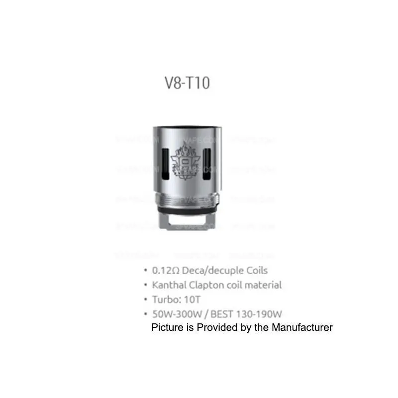 Smok Tfv8 Coils V8-T10 Turbo Engines Replacement 3-Pack 1