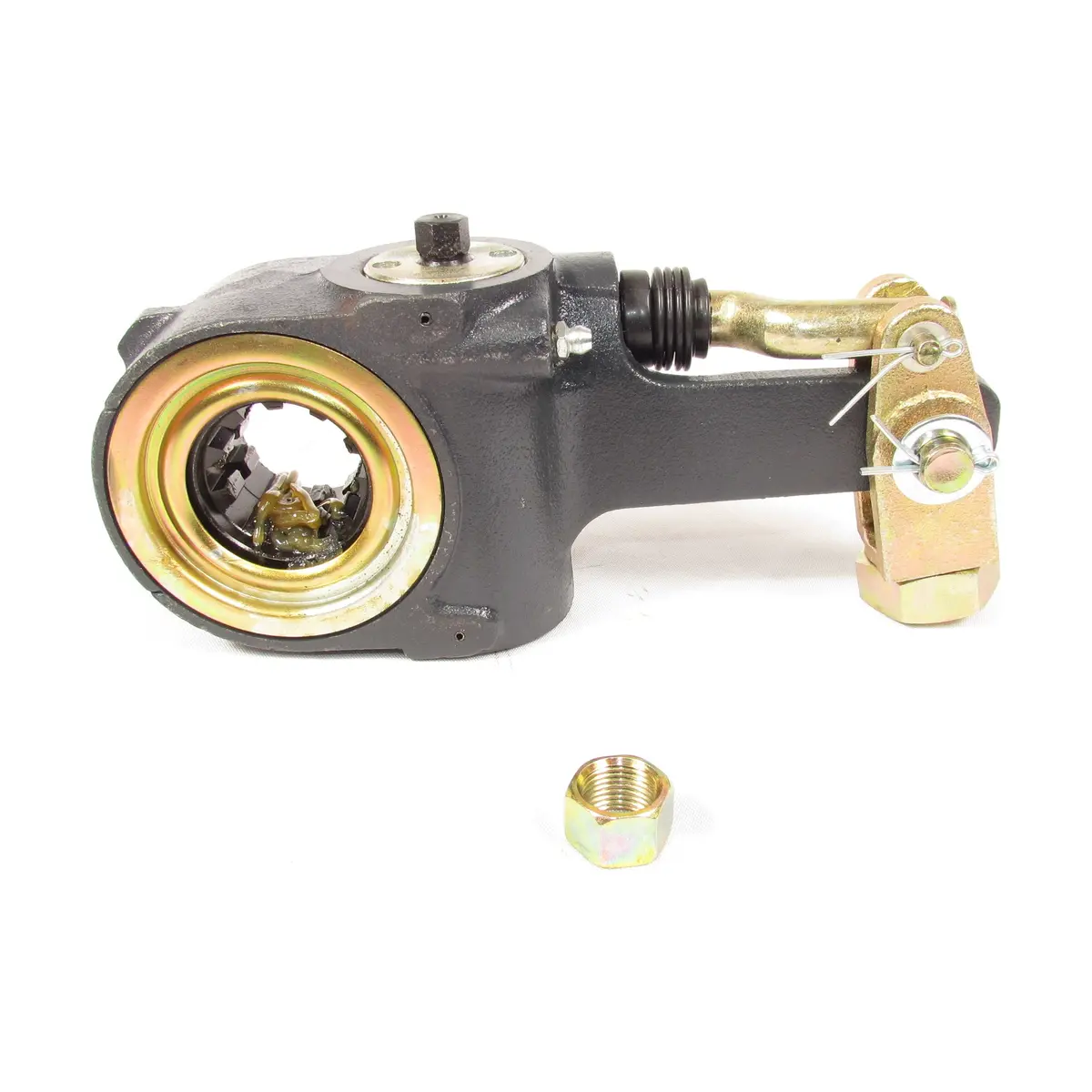 Fortpro Automatic Slack Adjuster 1 1/2" Diameter, 10 Teeth, 6" Arm, Gunite Style Replaces As1133 | F225062 1