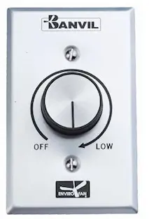 Banvil 100F 2.5A 240V Var Speed Fan Control With Face Plate 1