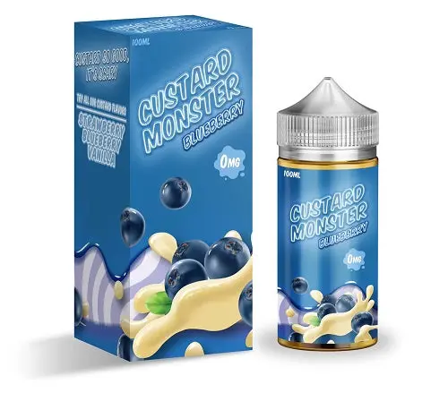 Custard Monster Blueberry Custard By Jam Monster 100Ml 1