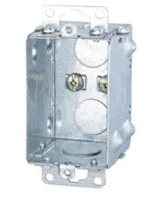 1104-K Steel Single Gangable Device Box 1