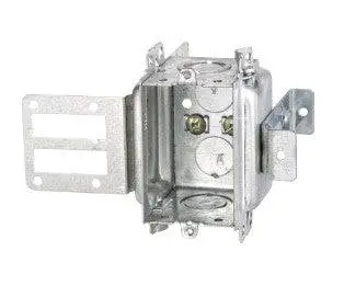 3102-Kssx Gangable Device Single Box With Concentric Knockouts And Wraparound Bracket 12Cu.In. 1