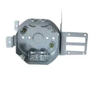 54151-Lssax Steel Octagonal Metal Box With Side Bracket And Clamps 1