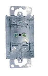 1104-La Single Gangable Device Box With Flush Ears 1