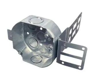 54151-Kssx 4" Octagonal Box With Integral Support & Wraparound Bracket 1