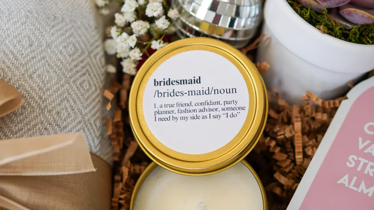 Bridesmaid Soy Candle 1