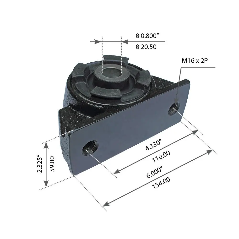 Fortpro Cabin Mount With Bushing Replaces 30Qs3479, 30Qs3479a, 30Qs3479am | F245624 2