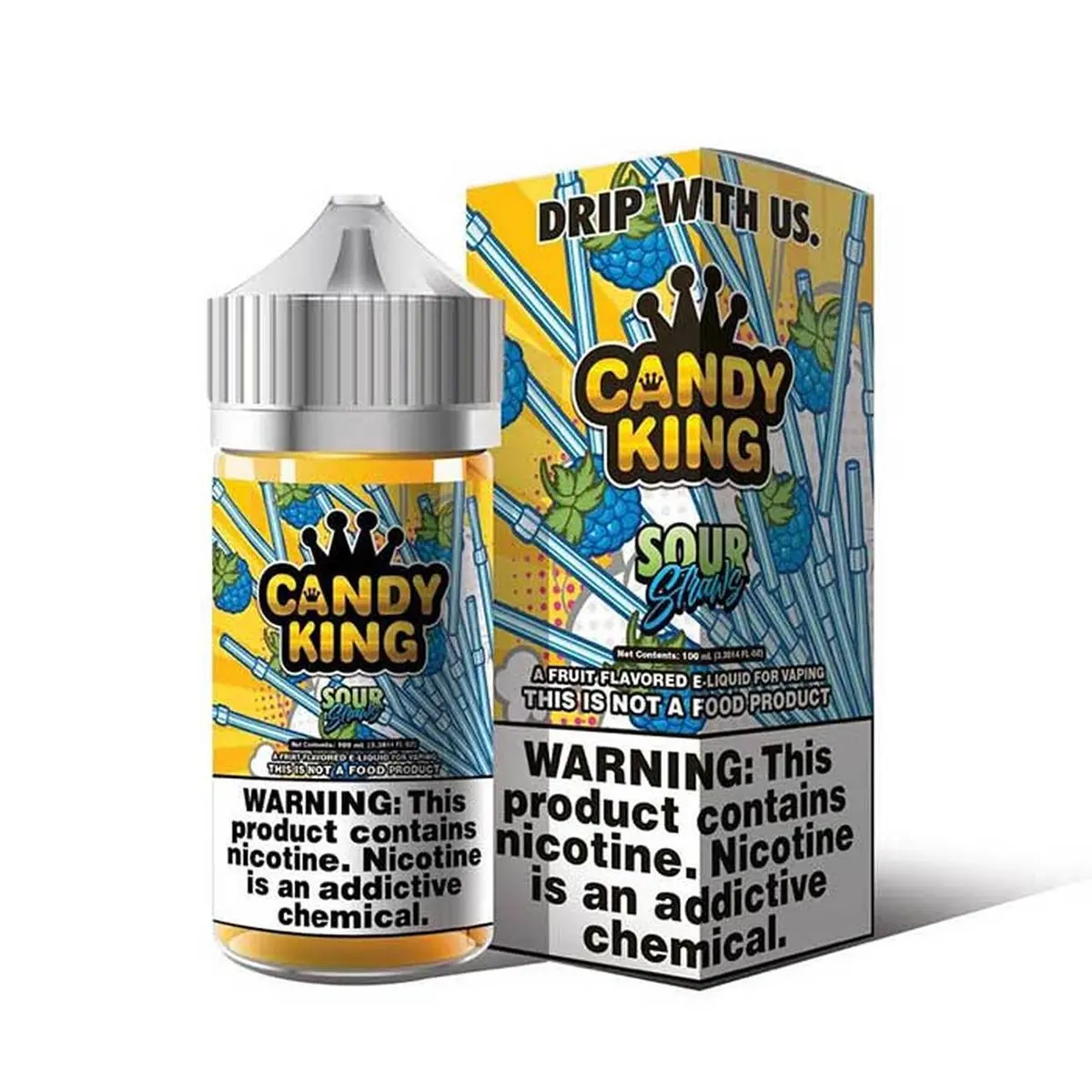 Sour Straws By Candy King 100Ml 1