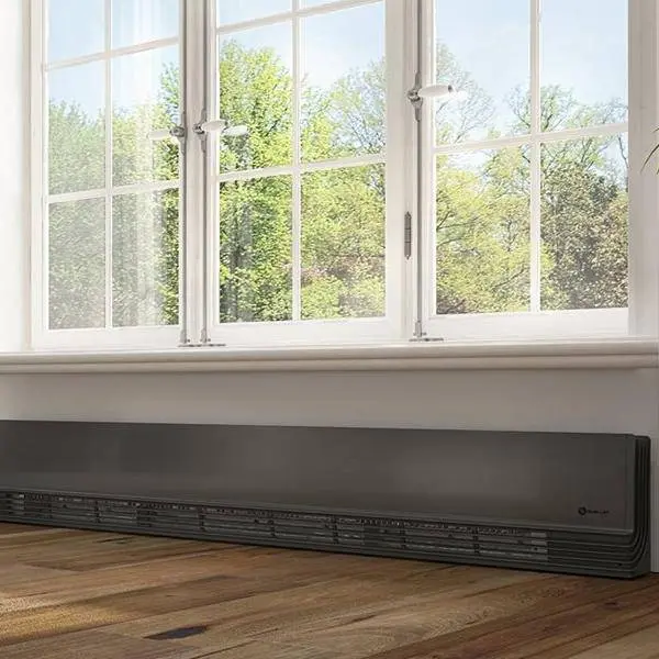 Ouellet High End Baseboard Heater 500/375W 240/208V Metallic Charcoal, 750Mm 1