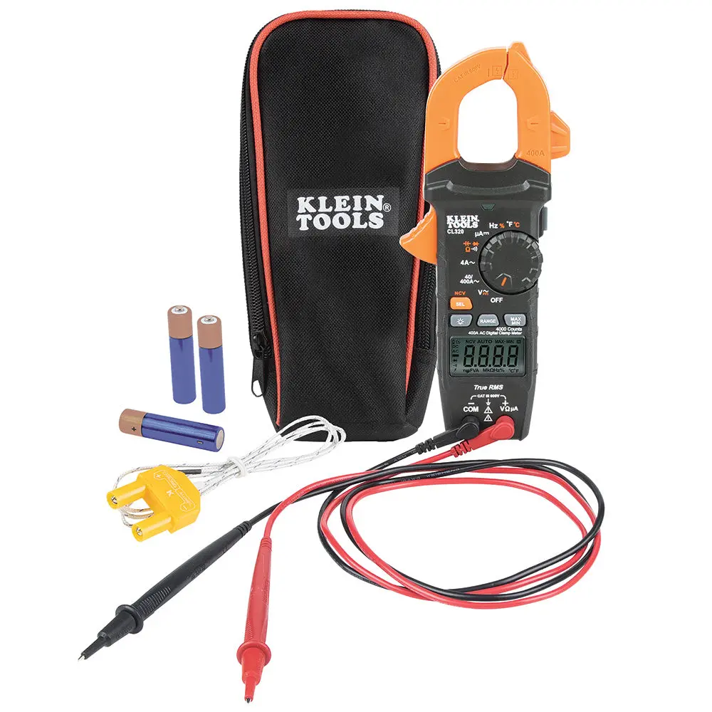 Cl320 Hvac Digital Clamp Meter, Ac Auto-Ranging 400 Amp 1