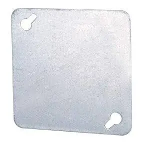 52C1 4" Square Flat Steel Cover 1