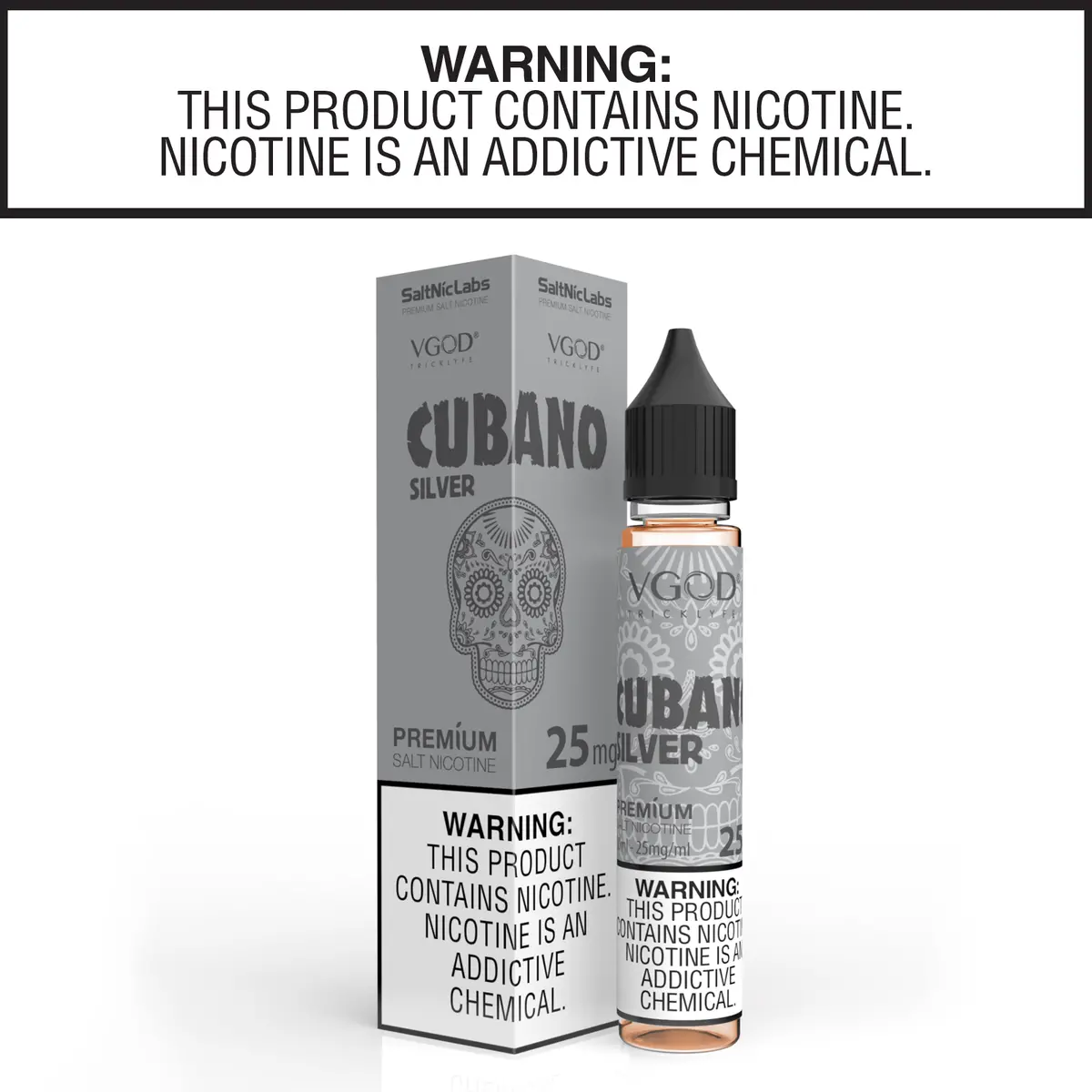 Cubano Silver By Vgod Salt Nic Collection 30Ml 1