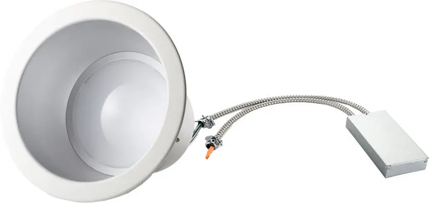 8-Inch 35W 4000K Led Commercial Downlight Retrofit By [Manufacturer Name] - 3000Lm, 0-10V Dimming, 120-277Vac 1