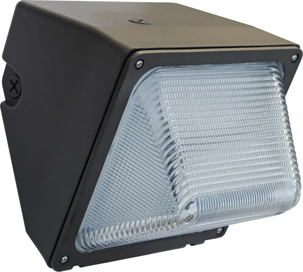 Dlc V4.0 Led Glass Wall Pack By [Manufacturer Name] - 30W 3200Lm 4000K Bronze, 0-10V Dimmable, 100-277V Power Supply 1