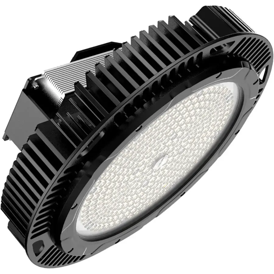Eiko 10296 Led Area Light - 600W, 96000 Lumens, 160 Lpw, 4000K, 0-10V Dimmable, Black Glass Lens, 277-480V 1