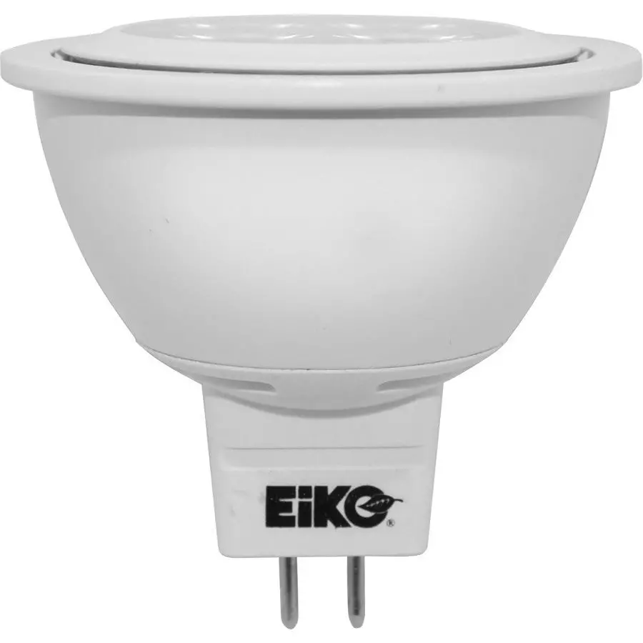 Eiko 7W Led Mr16 Narrow Flood Light - 25° Beam Angle, 500Lm, Dimmable, 3000K, Gu5.3 Base, 80Cri, 12V - Perfect For Accent Lighting 1